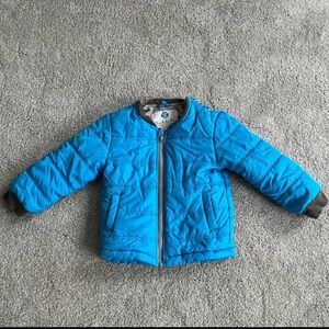 Buckle Me Baby Blue Kids Puffer Jacket
